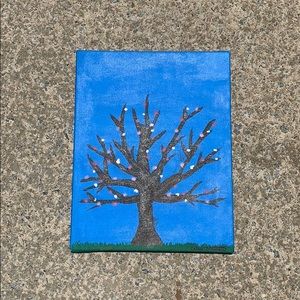 Beautiful painting of cherry blossom tree